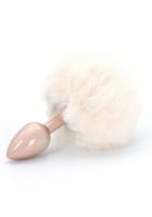 Análny kolík s chvostom ToyJoy Happiness Enchanting Bunnytail ružový