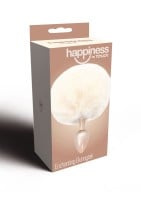 Análny kolík s chvostom ToyJoy Happiness Enchanting Bunnytail ružový