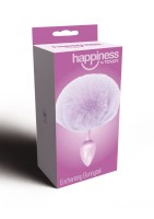 Análny kolík s chvostom ToyJoy Happiness Enchanting Bunnytail ružový