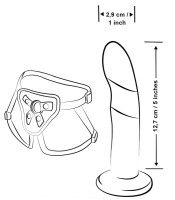 Připínací dildo s postrojom ROMP Piccolo Pegging Kit