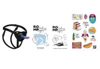 Připínací dildo s postrojom ROMP Piccolo Pegging Kit