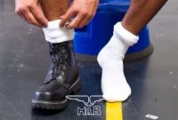 Mister B Football Socks White