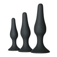 EasyToys Butt Plug Set Black