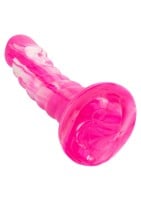 Silikonové dildo CalExotics Twisted Ribbed Probe modré