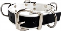 Obojek Mister B Slave Collar 4 D-Rings šedý