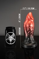 Dildo Twisted Beast Xaphan Demon Blood (Ombre) střední