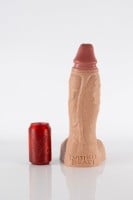 Twisted Beast Hicks Dildo Realistic Tan XL