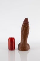Dildo Twisted Beast Hicks Realistic Brown velké