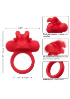 Vibračný erekčný krúžok CalExotics Silicone Rechargeable The Matador