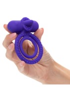 Vibrační erekční kroužek CalExotics Silicone Rechargeable Dual Climaxer