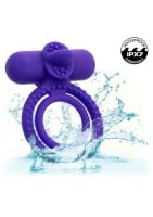 Vibrační erekční kroužek CalExotics Silicone Rechargeable Dual Climaxer