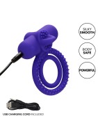 Vibrační erekční kroužek CalExotics Silicone Rechargeable Dual Climaxer
