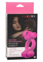 Vibrační erekční kroužek CalExotics Silicone Rechargeable Rockin Rabbit