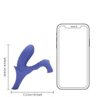 Vibrátor pro páry Loveline Vibrating Cockring with Clit Stimulation