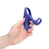 Vibrátor pro páry Loveline Vibrating Cockring with Clit Stimulation