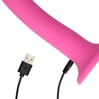 Vibračné dildo Loveline Non-Phallic Medium