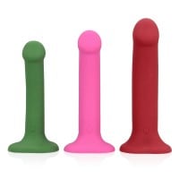 Vibrační dildo Loveline Non-Phallic Large