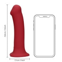 Vibrační dildo Loveline Non-Phallic Large
