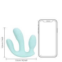 Vibrátor s trojitou stimuláciou Loveline Three-In-One