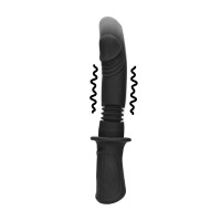 Přirážecí vibrátor Ouch! Handheld Silicone Vibrating and Thrusting Dildo
