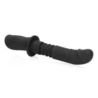 Ouch! Handheld Silicone Vibrating and Thrusting Dildo