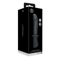 Ouch! Handheld Silicone Vibrating and Flexible Dildo