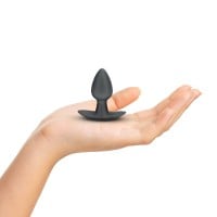 Anální kolík Ouch! Smooth Silicone Anal Plug Small Gunmetal