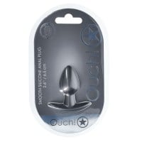 Anální kolík Ouch! Smooth Silicone Anal Plug Small Gunmetal