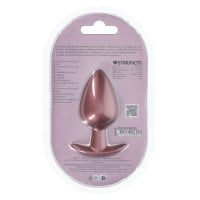 Ouch! Smooth Silicone Anal Plug Large Metallic Blue
