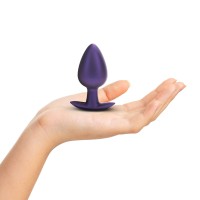 Ouch! Smooth Silicone Anal Plug Large Metallic Blue