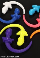 Mr. S Puppy Tail Plug from Oxballs Lime