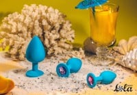 Anální šperk Lola Games Cutie Small tyrkysovo-růžový