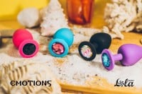 Lola Games Cutie Medium Anal Plug Pink-Black