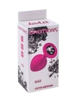 Lola Games Cutie Medium Anal Plug Pink-Black
