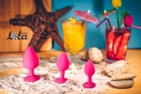 Lola Games Cutie Medium Anal Plug Pink-Black