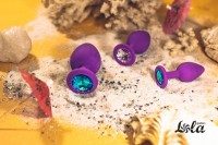 Lola Games Cutie Medium Anal Plug Purple-Silver
