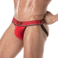 Jocksy TOF Paris Champion Jockstrap červené
