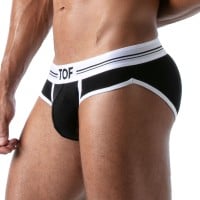 TOF Paris French Briefs Black