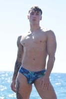 Plavky Sukrew Torrent Swim Brief Tropical Lime