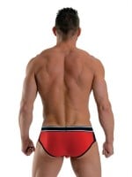 Mister B URBAN Bronx Brief Black-Red