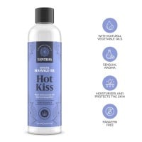 Masážní olej Tantras Hot Kiss 150 ml