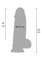 Hidden Desire Inferno Ultra Realistic Dildo 21.5 x 6.2 cm