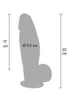 Realistické dildo Hidden Desire Inferno 22 x 5,7 cm