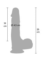 Realistické dildo Hidden Desire Inferno 24 x 4,8 cm