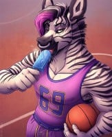 Weredog Hudson’s Muzzle Zebra Masturbator
