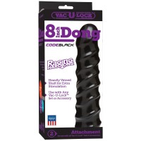 Vac-U-Lock CodeBlack 8 Inch Raging Hard-Ons Dong