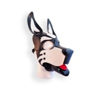 Brutus Pup Hood Black-White