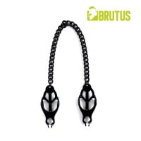 Svorky na bradavky Brutus Japanese Clover Nipple Clamps čierne