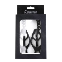 Svorky na bradavky Brutus Japanese Clover Nipple Clamps čierne