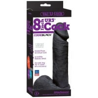 Realistické dildo Vac-U-Lock CodeBlack 8 Inch ULTRASKYN